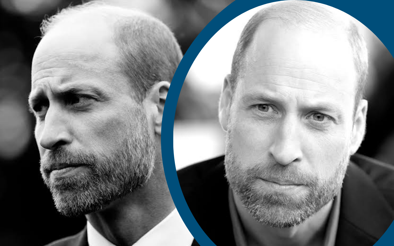 Prince William Black and White Photo